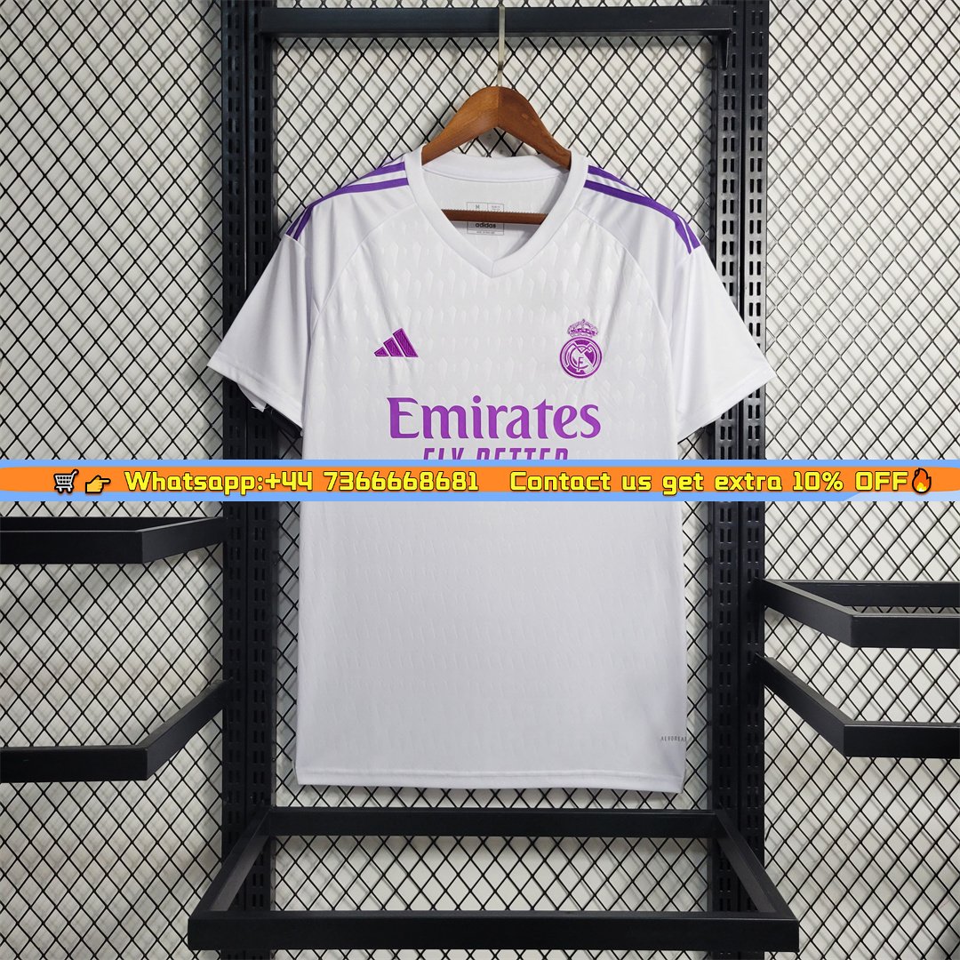 Real Madrid 23-24 White Goalkeeper Jersey - Fans Version