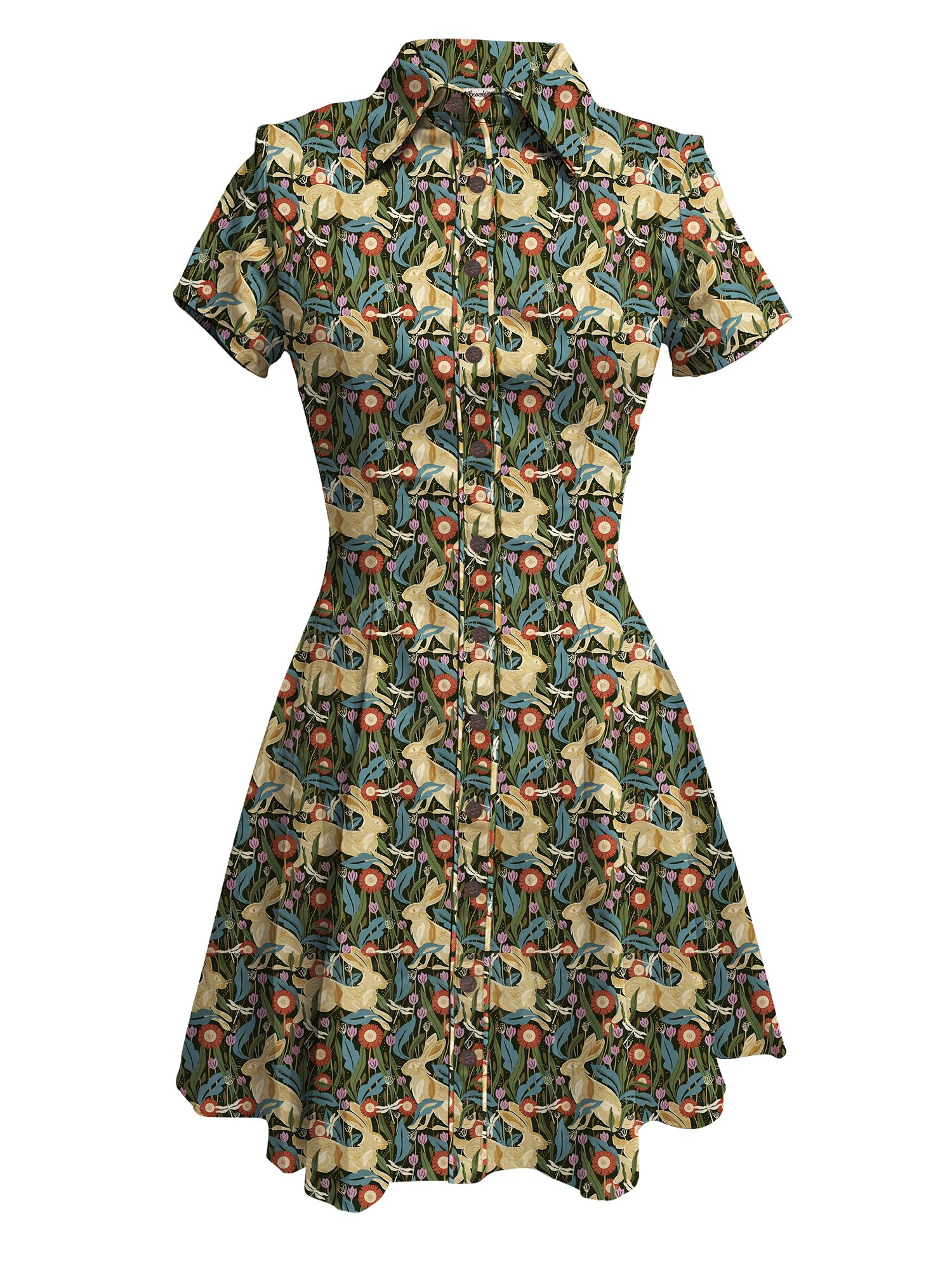 【Mitali Maijarkar X Boozelele】Easter Bunny Bliss Dress  - 100% Cotton Dress