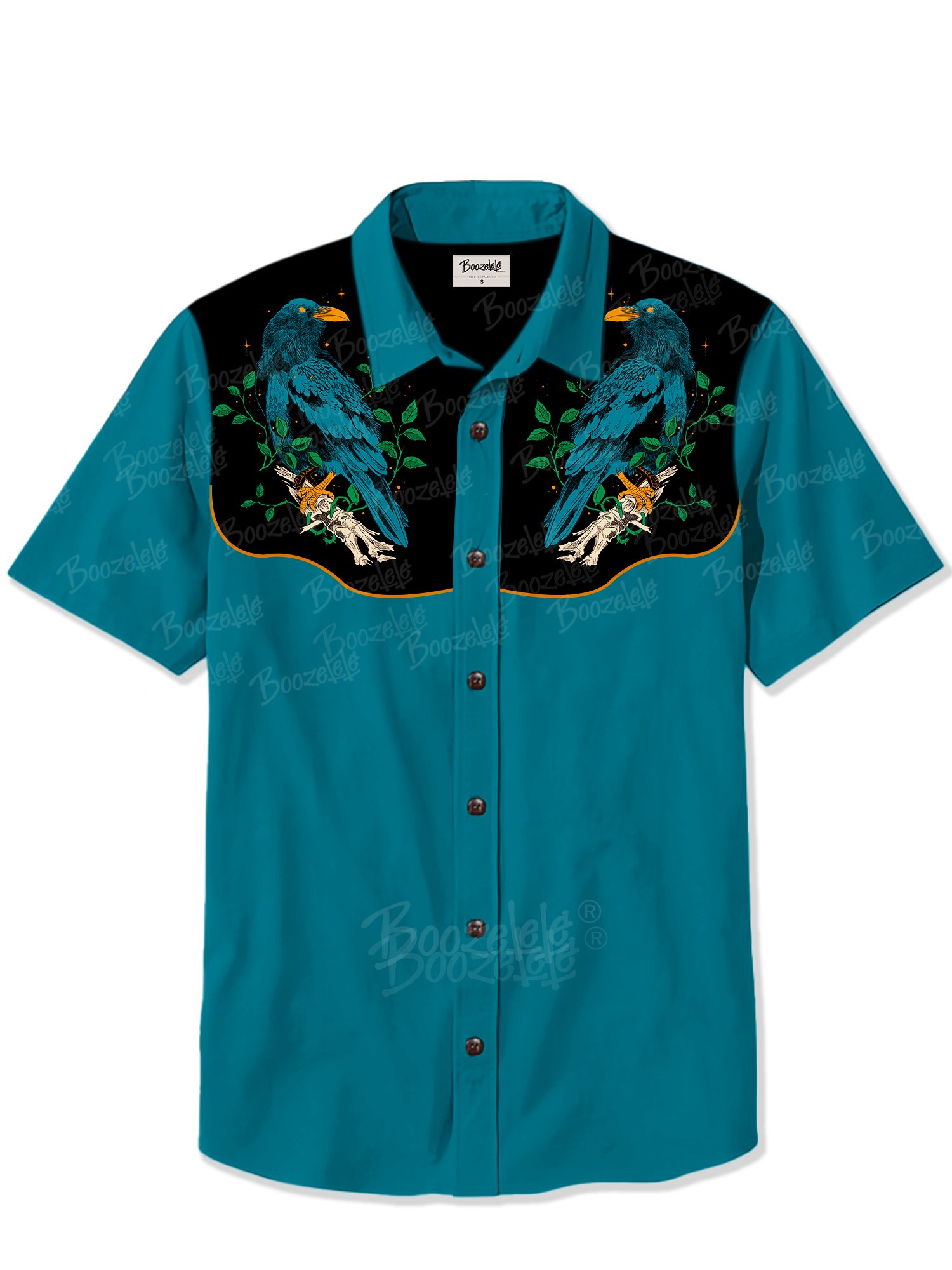 【Bestee Fakin Houwer X Boozelele】Crow- 100% Cotton Shirt