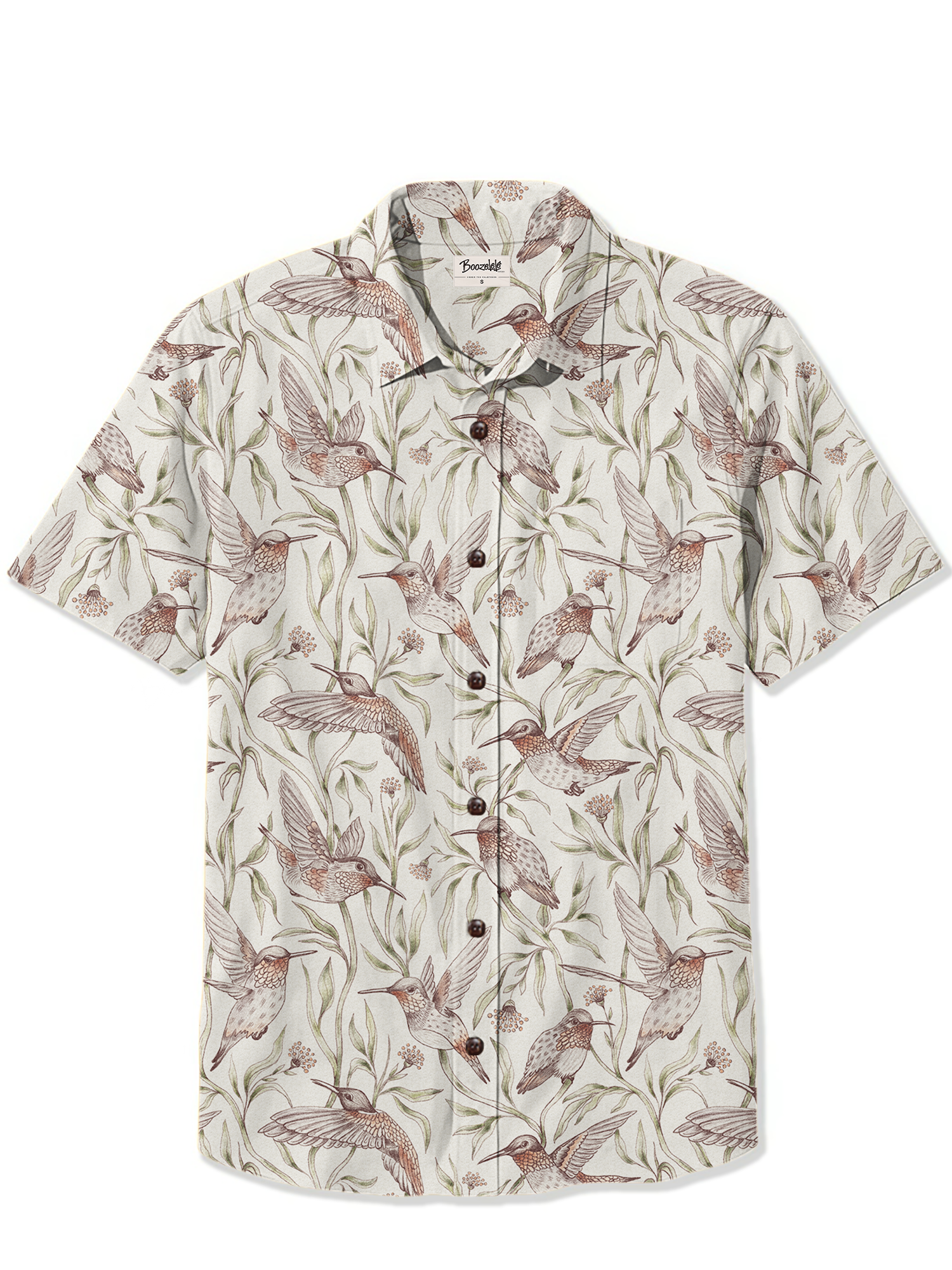 【Olena Kovalova X Boozelele】Soaring Serenity - 100% Cotton Shirt